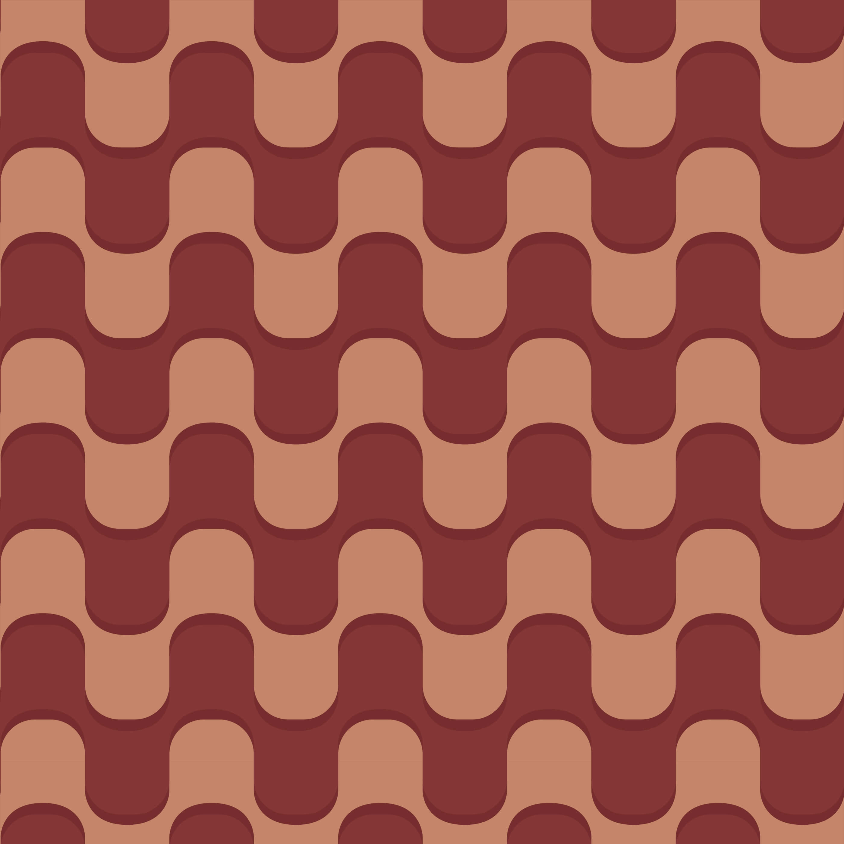 Ballinger Retro Squiggle Pattern Wallpaper