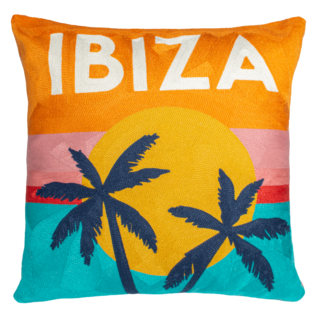 Ibiza Needlepoint Cushion