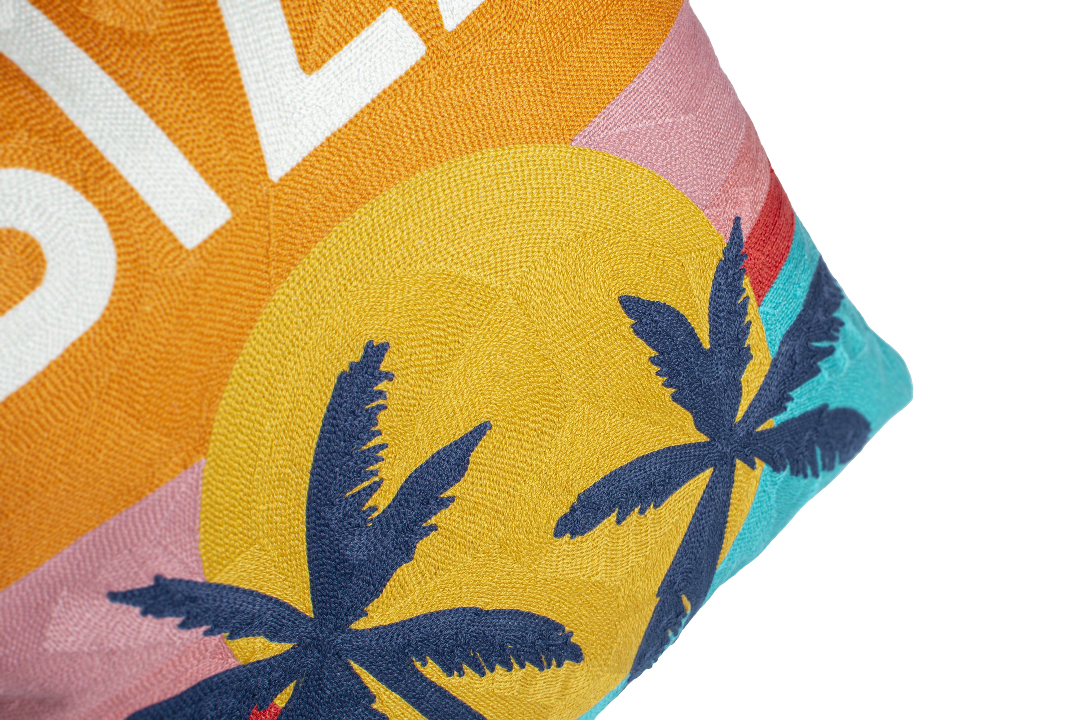 Ibiza Needlepoint Cushion