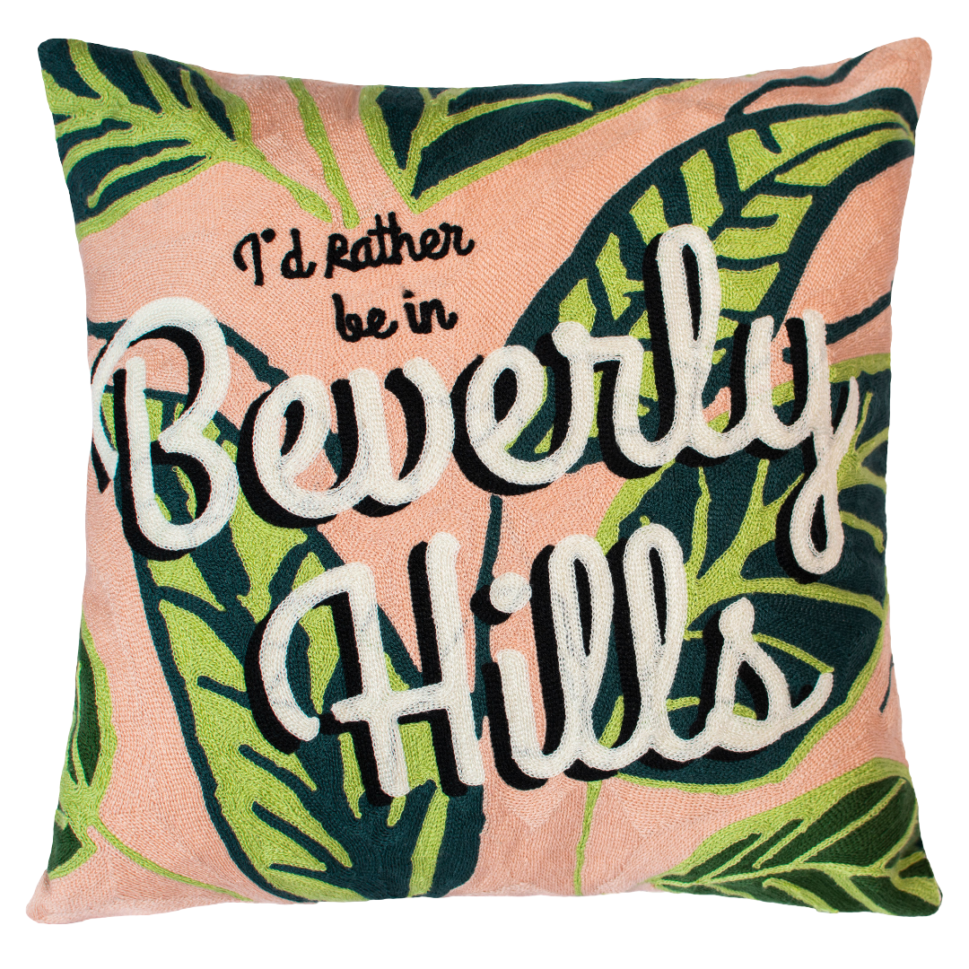 Beverly Hills Needlepoint Cushion