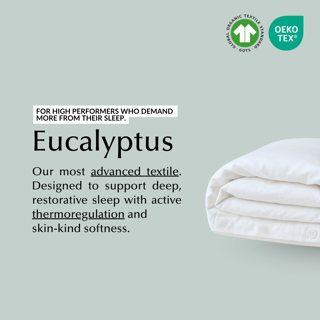 Cool and Comfy Eucalyptus Silk Duvet Cover in White