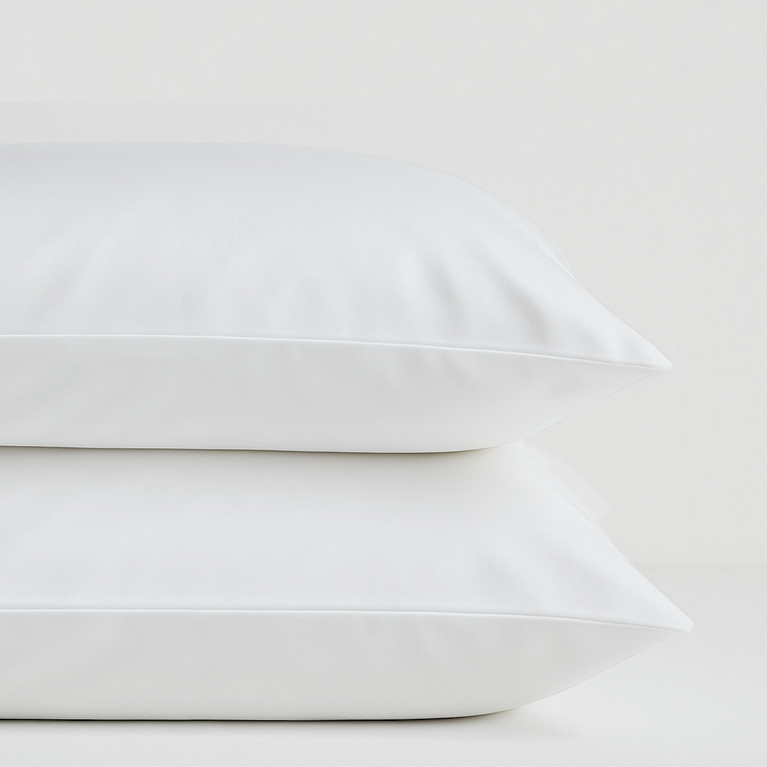 Cool and Comfy Eucalyptus Silk Pillowcase Pair in White