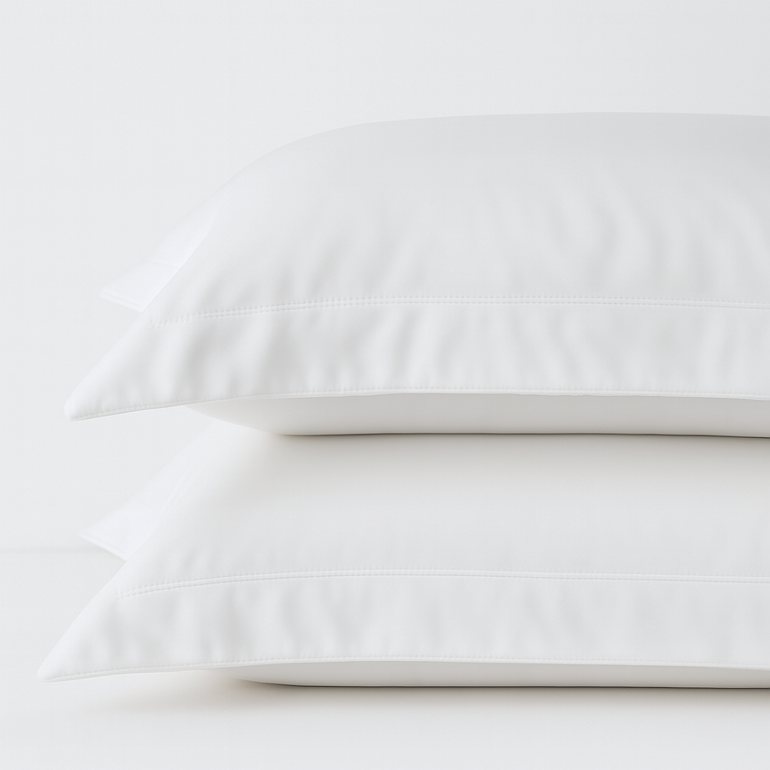 Cool and Comfy Eucalyptus Silk Pillowcase Pair in White