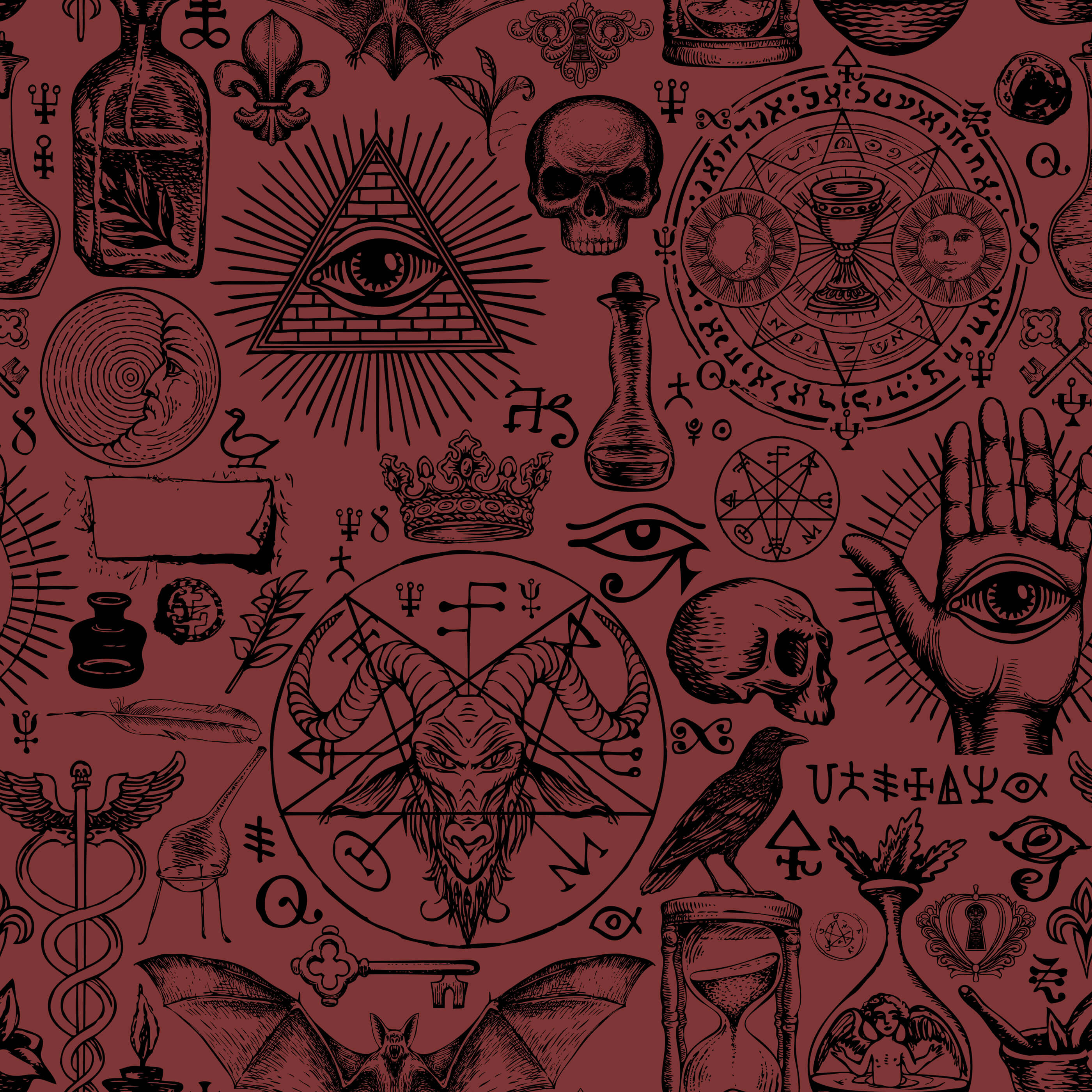 Diablo Gothic Occult Wallpaper