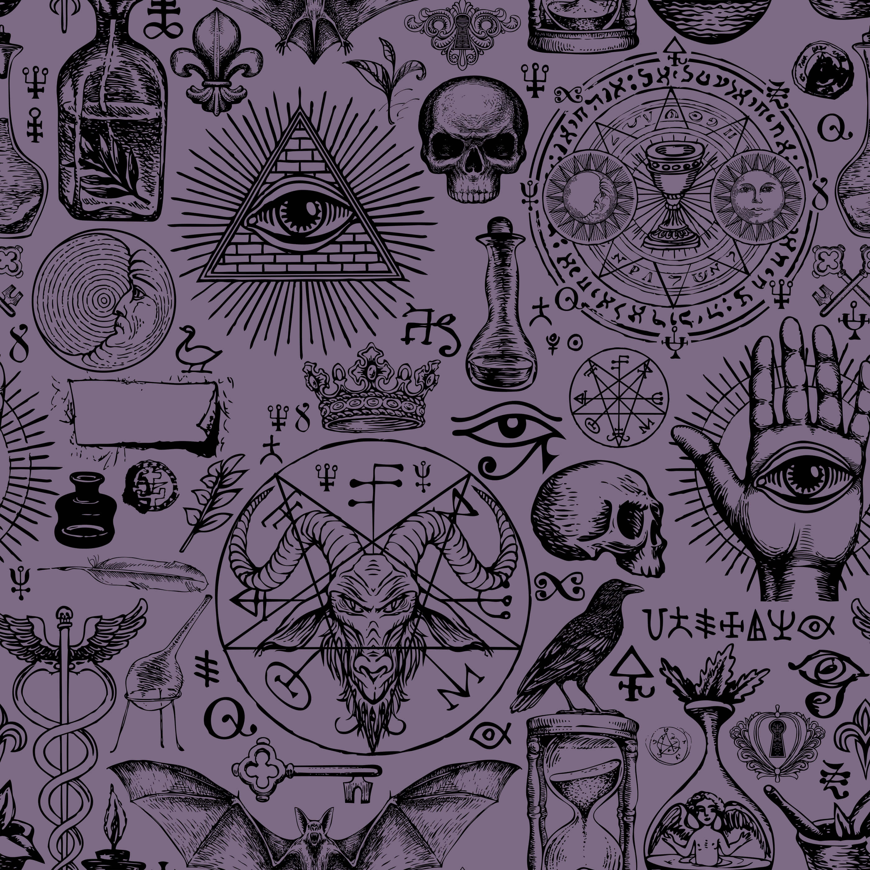 Diablo Gothic Occult Wallpaper
