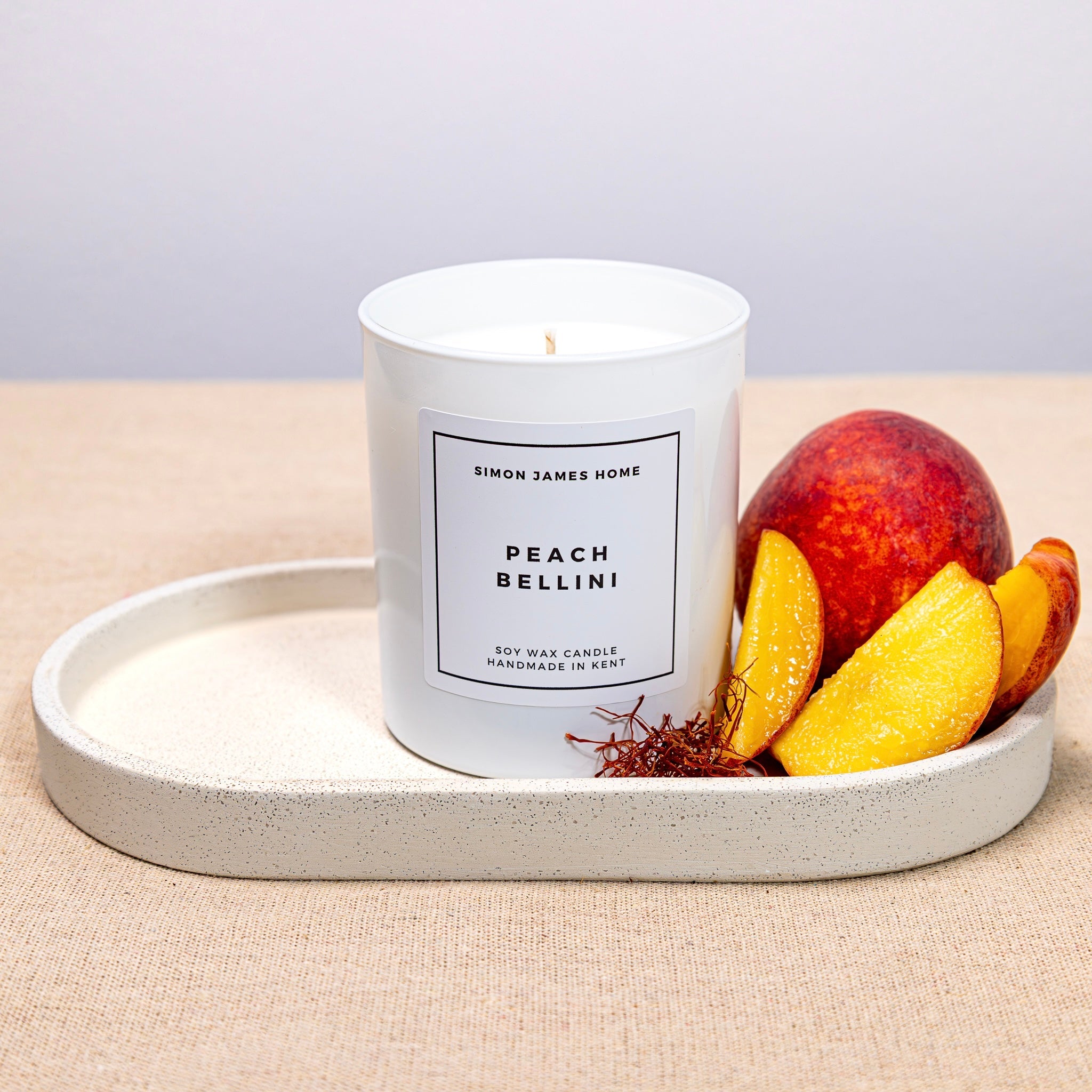 Peach Bellini Handmade Soy Wax Candle