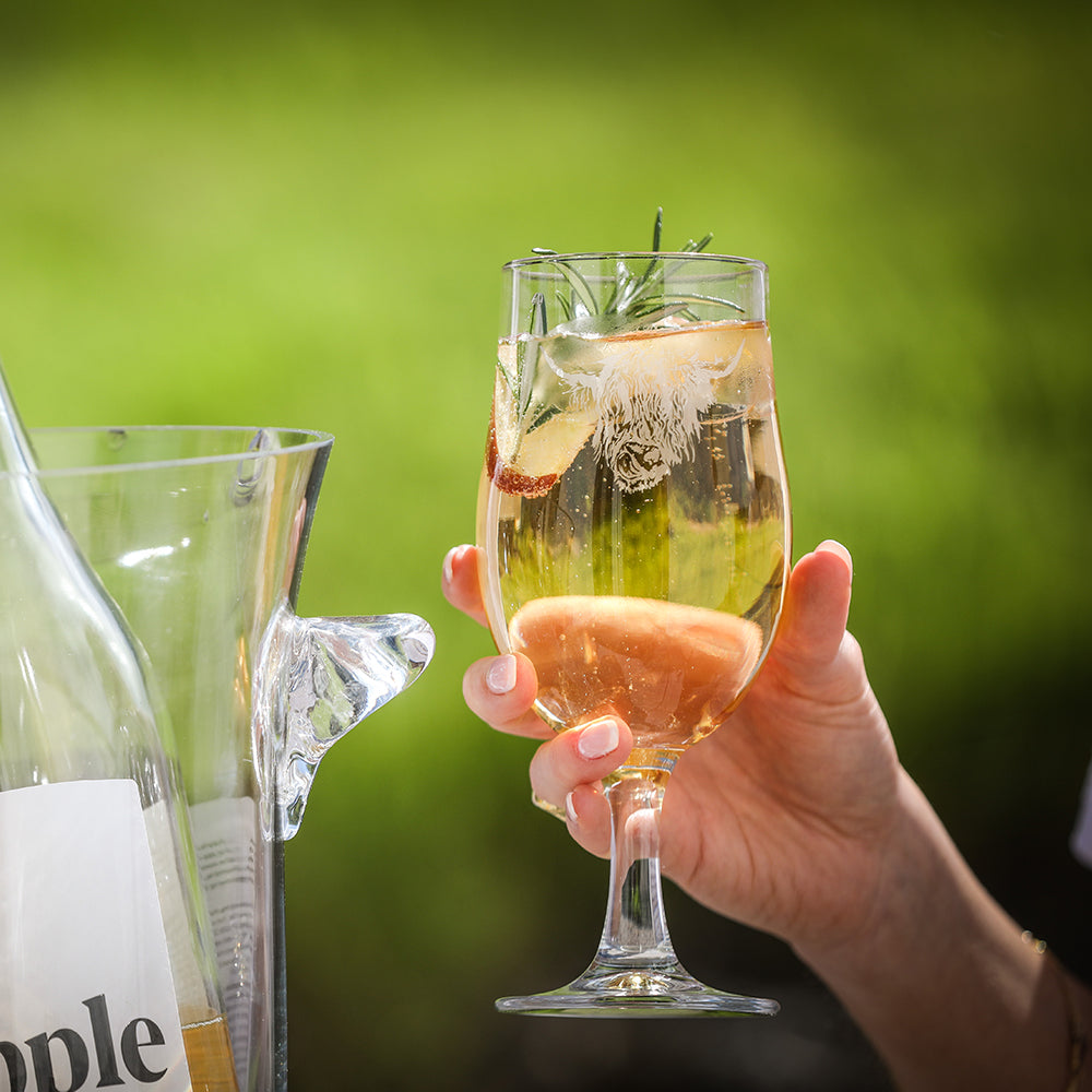 Highland Cow Craft Beer Glasses - Set of 2