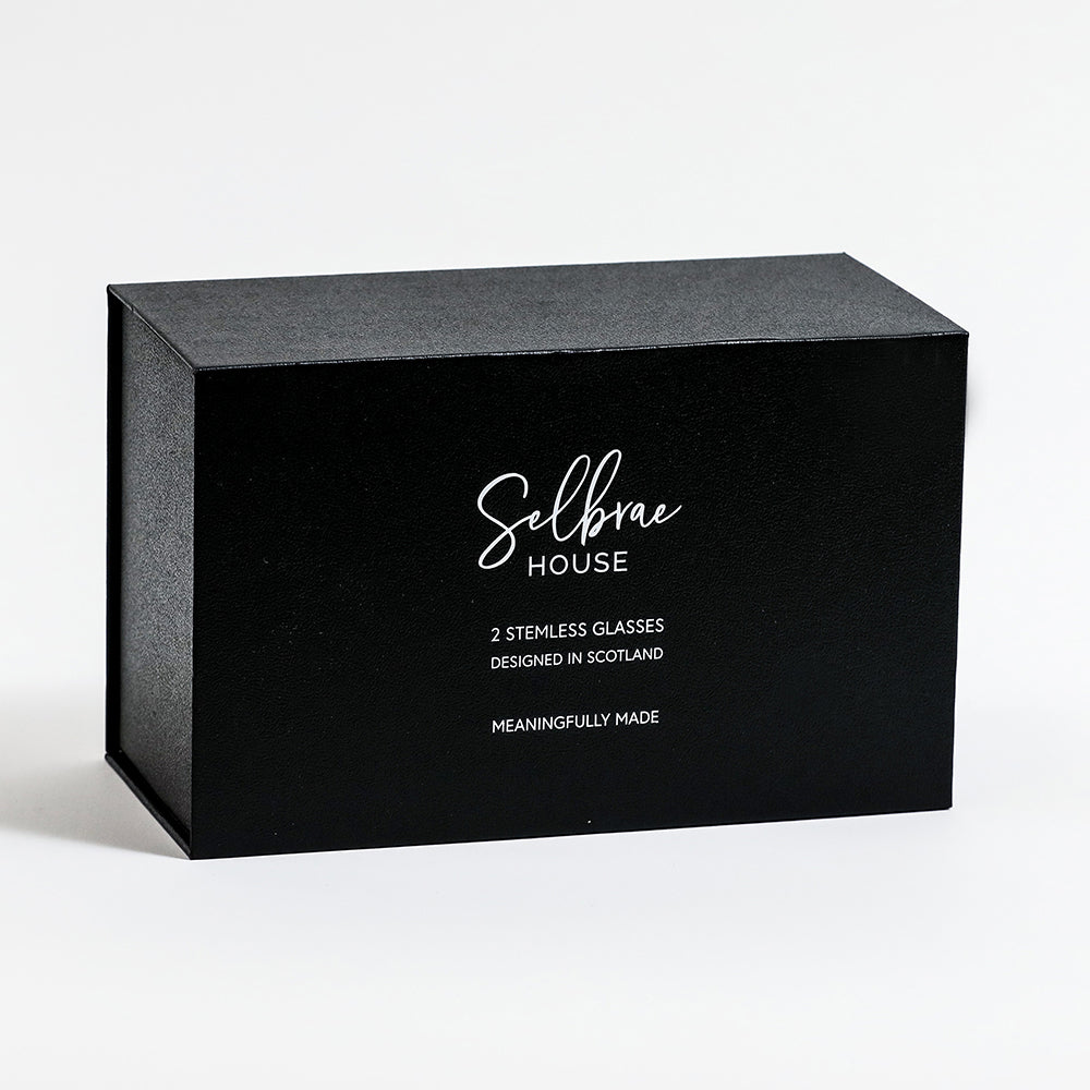 Thistle Trio Stemless Glasses - Set of 2