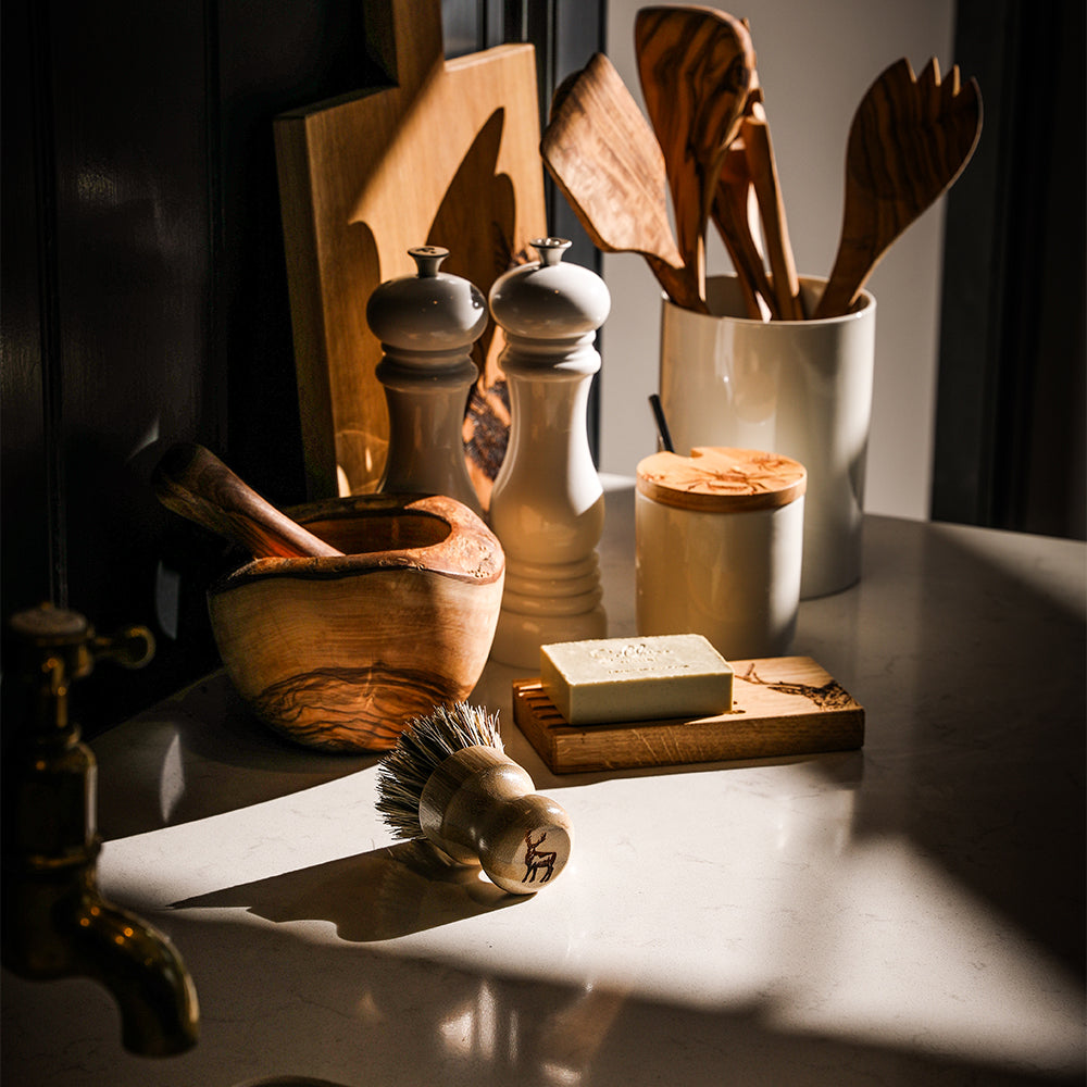 Stag Full Bamboo Pot Brush