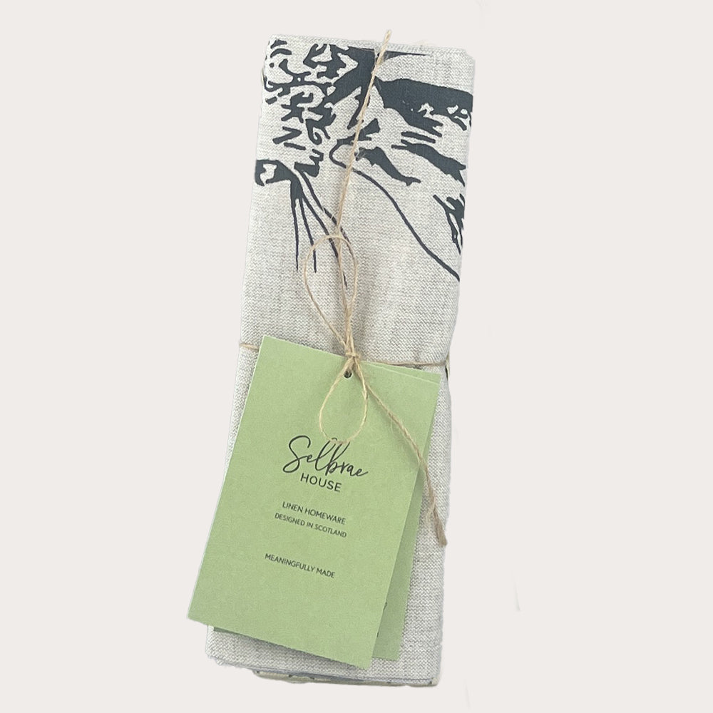 Hare Linen Napkins - Set of 2
