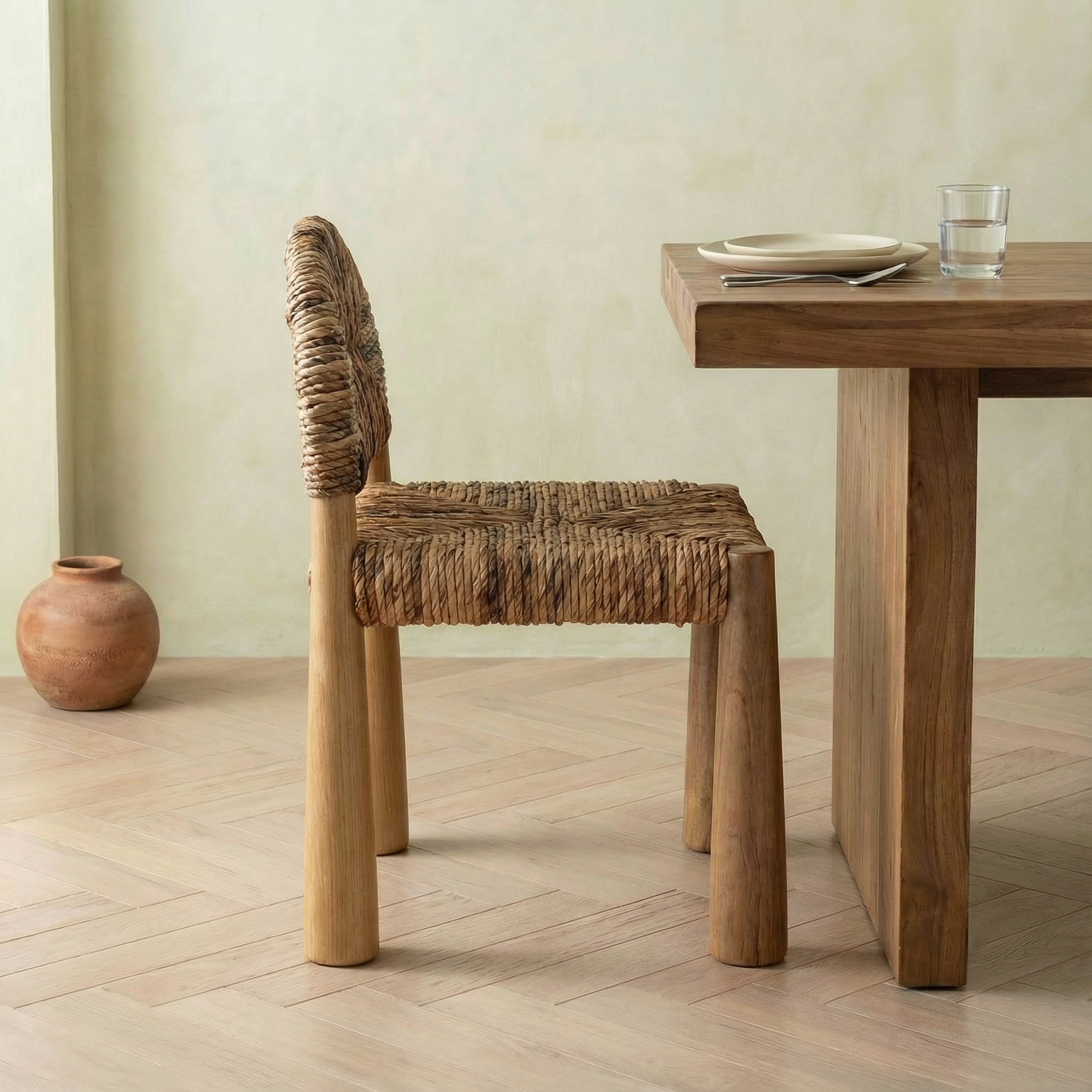 Loka Banana Leaf Dining Chair
