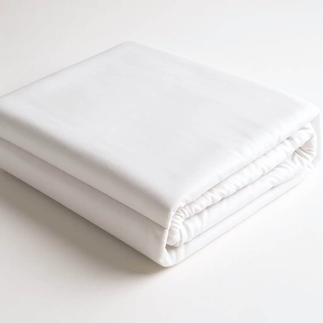 Organic Cotton Satin Bed Sheet Set