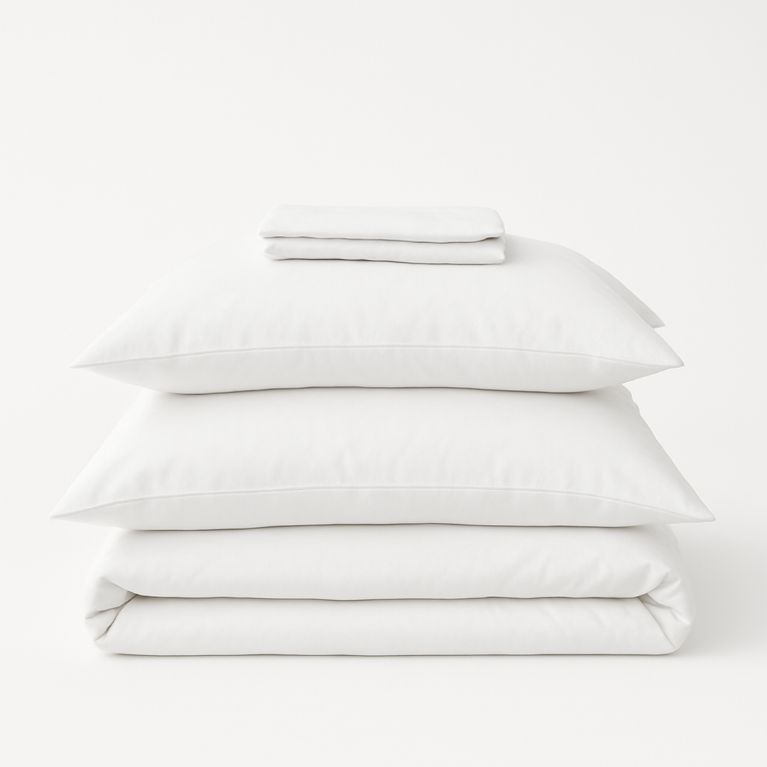 Organic Cotton Percale Bed Sheet Set