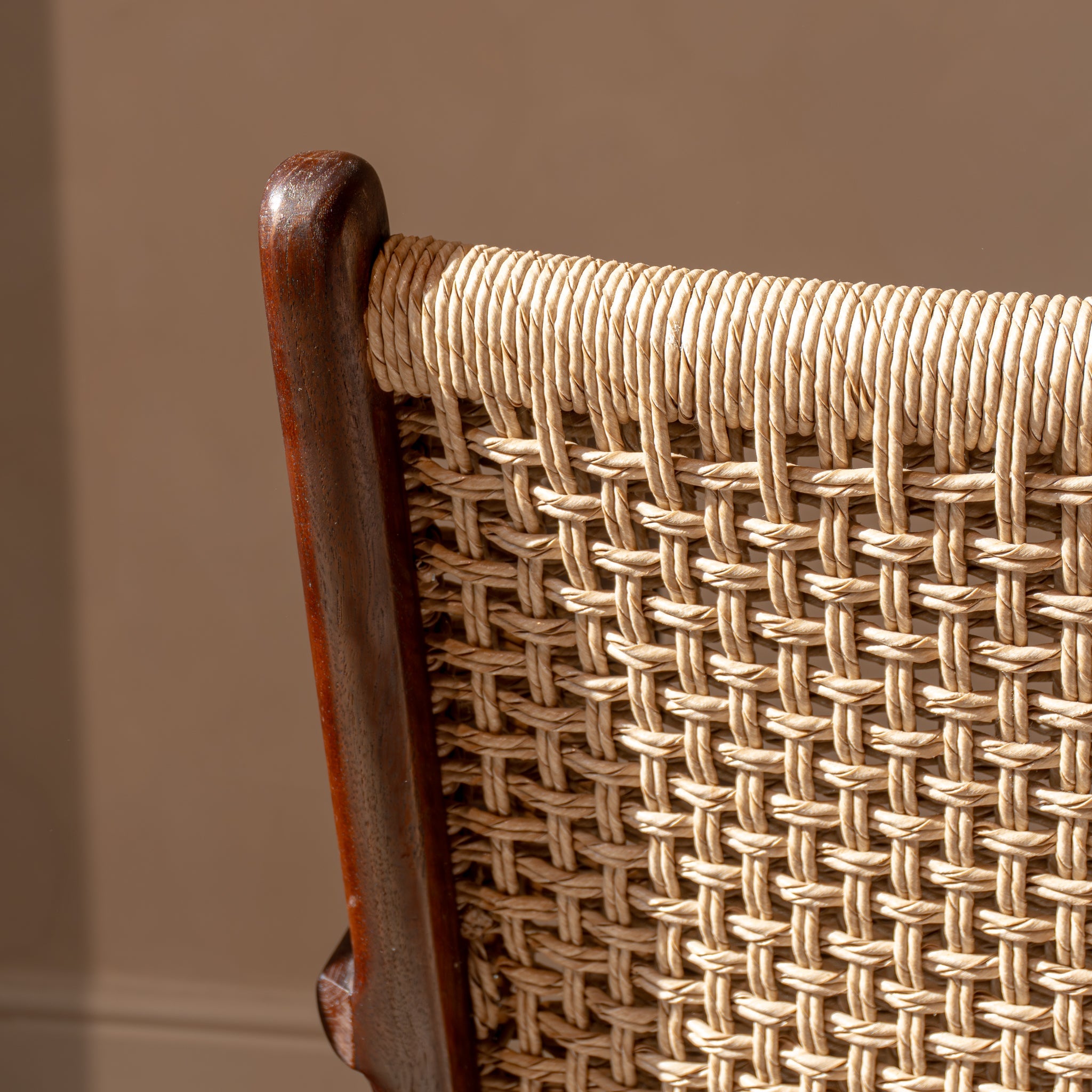 Zara Chocolate Rattan Accent Chair