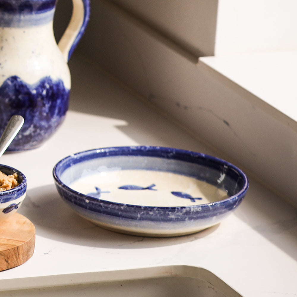 Fish Medium Ceramic Serving Bowl