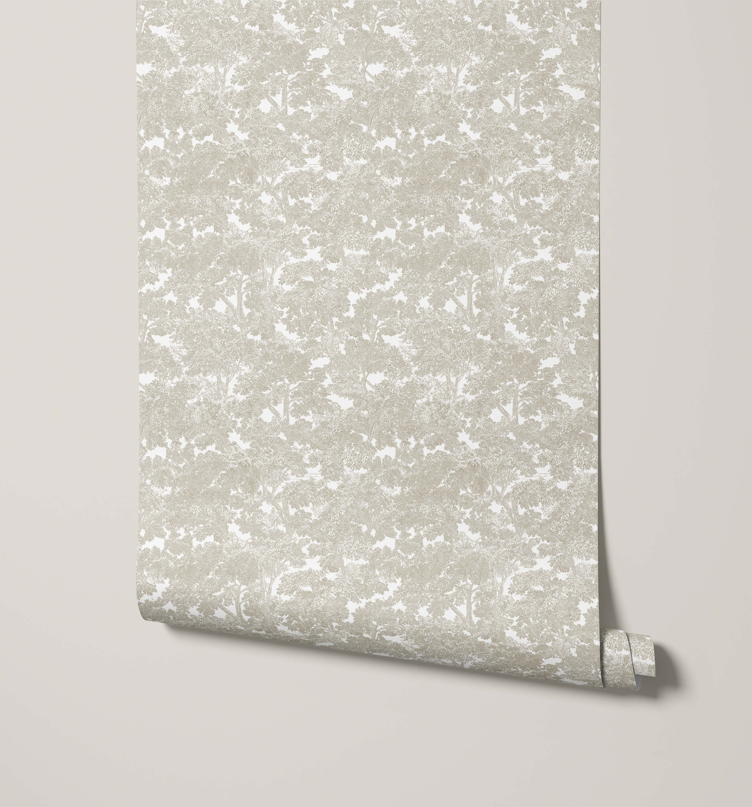 Sherwood Tree Pattern Wallpaper