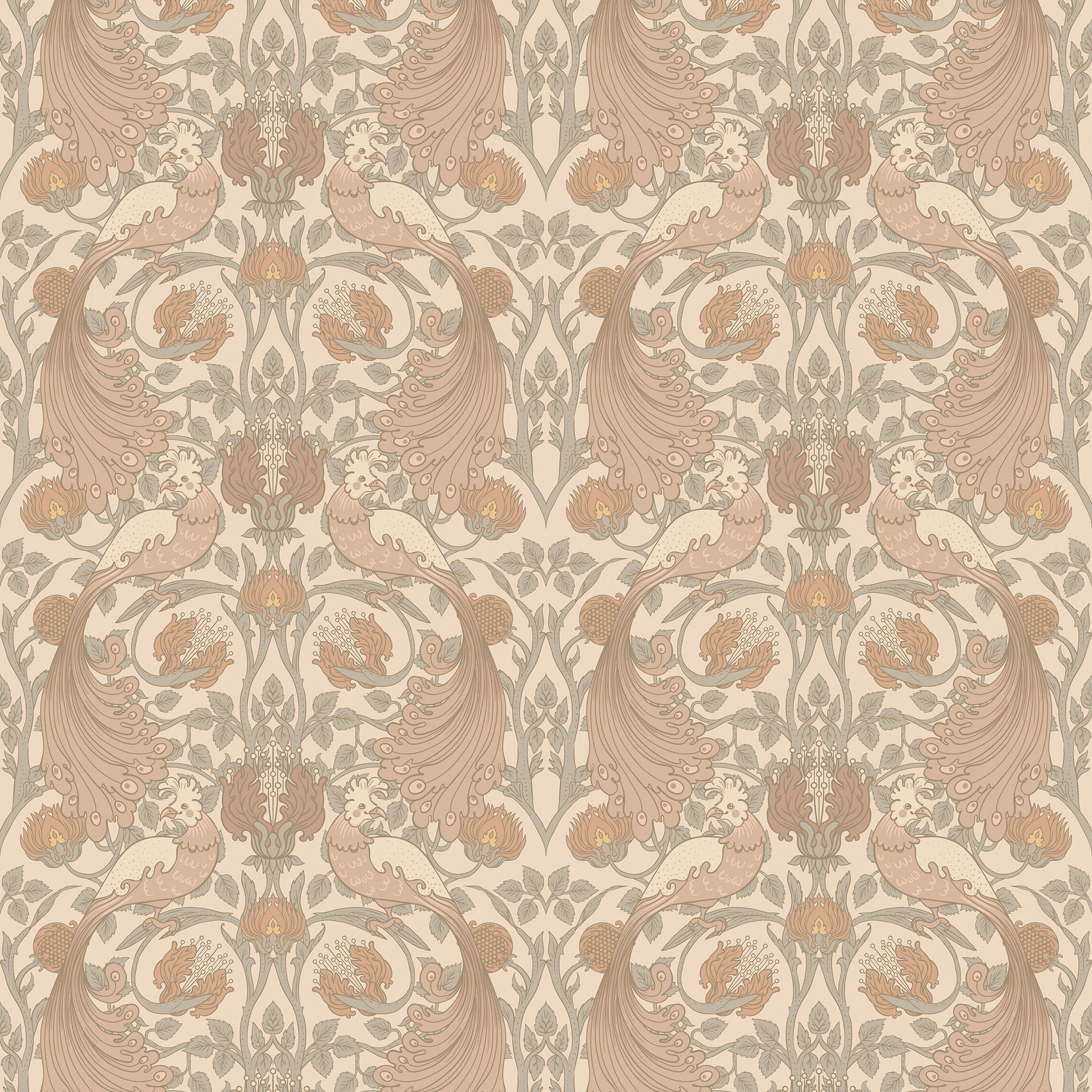 Stanley Vintage Peacock Wallpaper