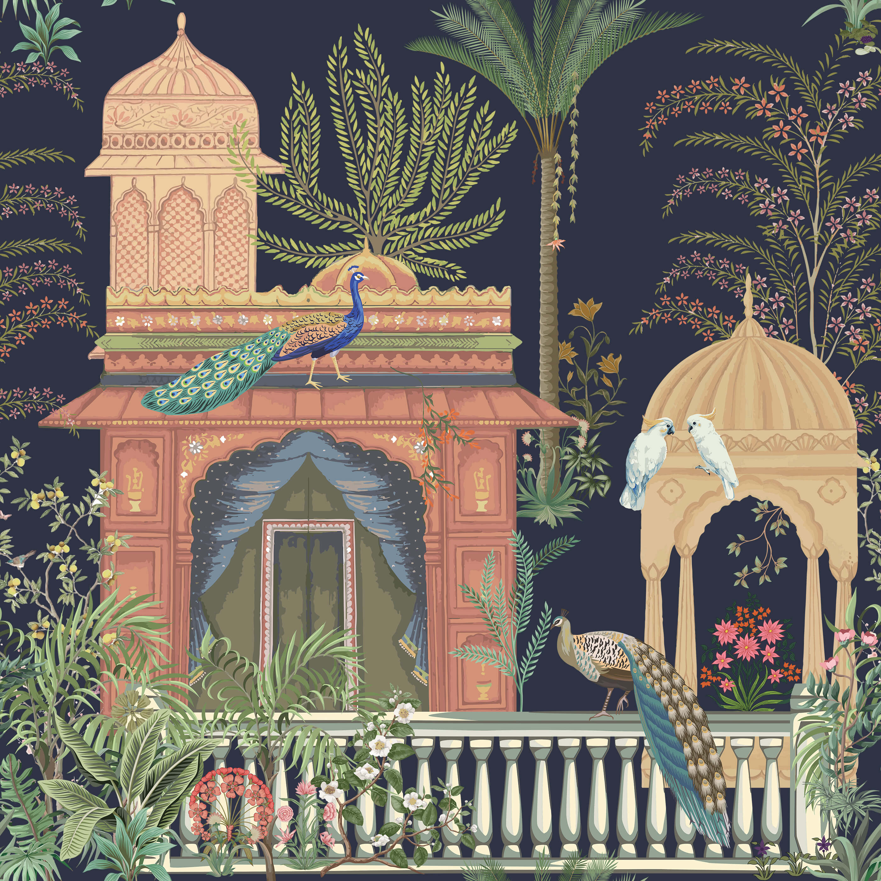 Suraja Persian Wallpaper