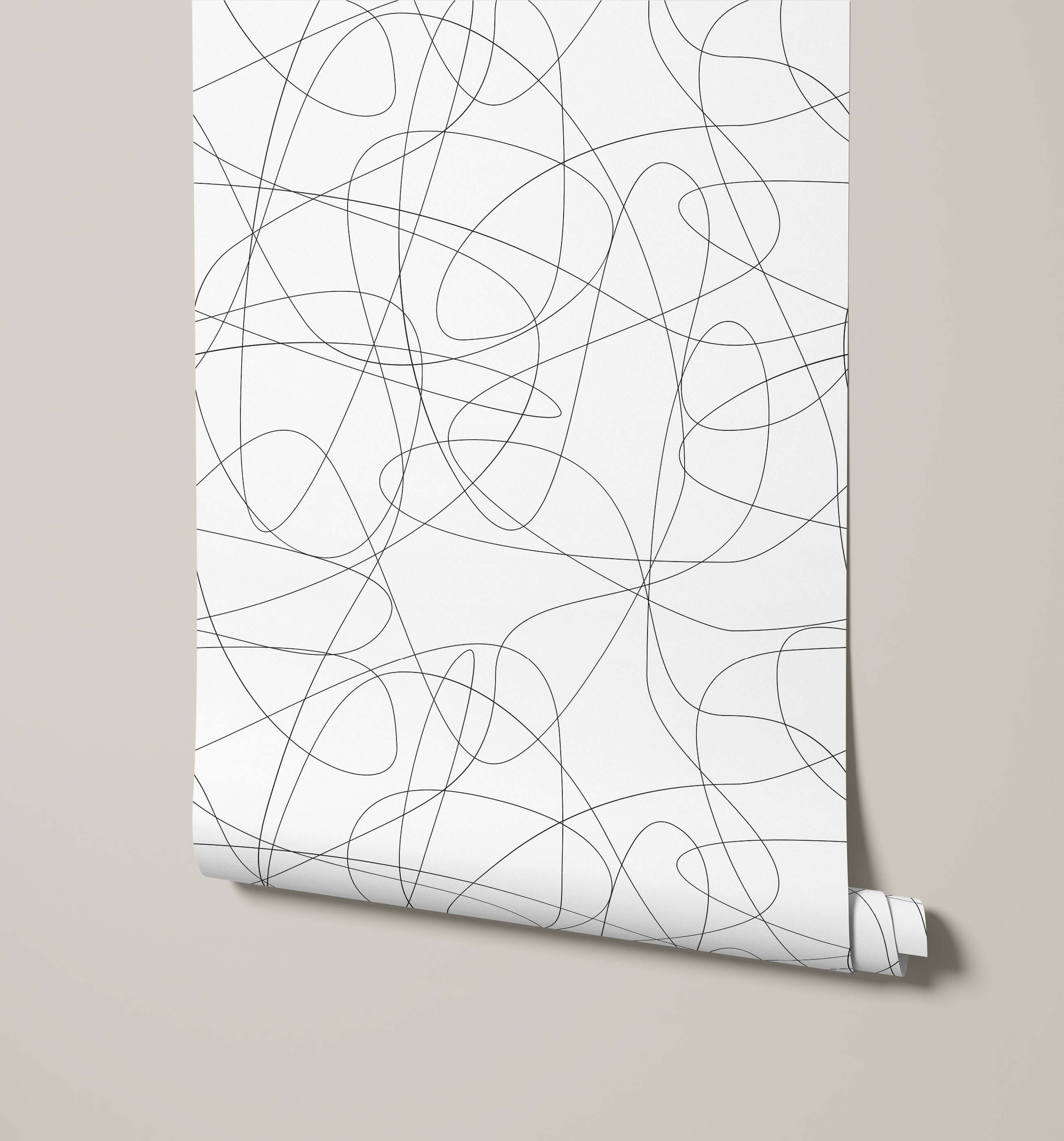 Wander Abstract Line Wallpaper