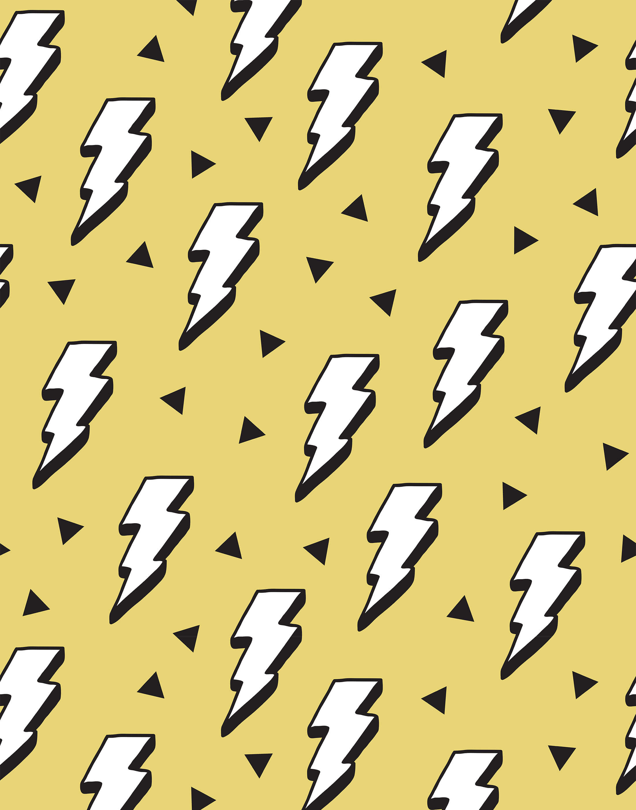 Zap Children's Lightning Bolt Wallpaper