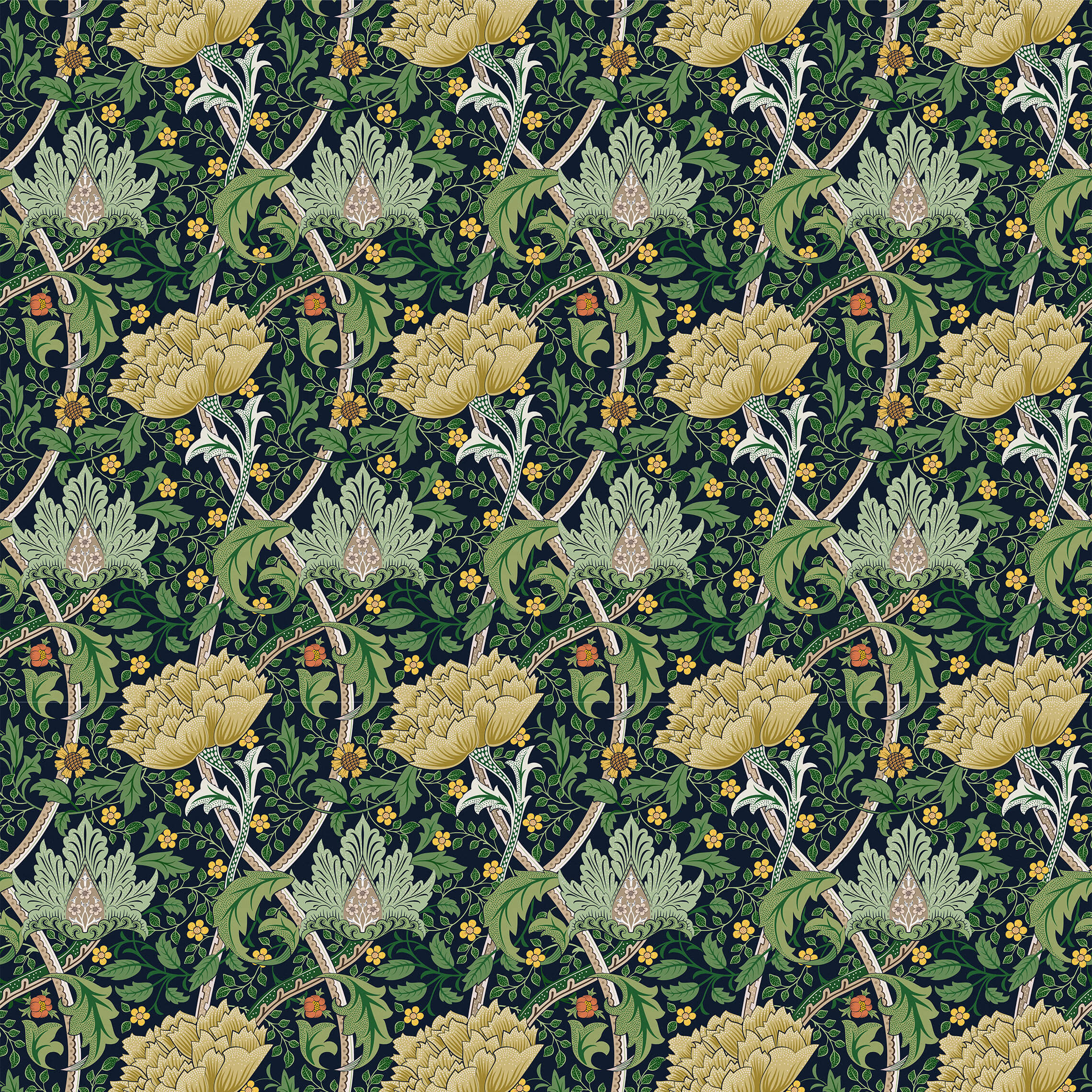 Whinston Floral Vine Wallpaper