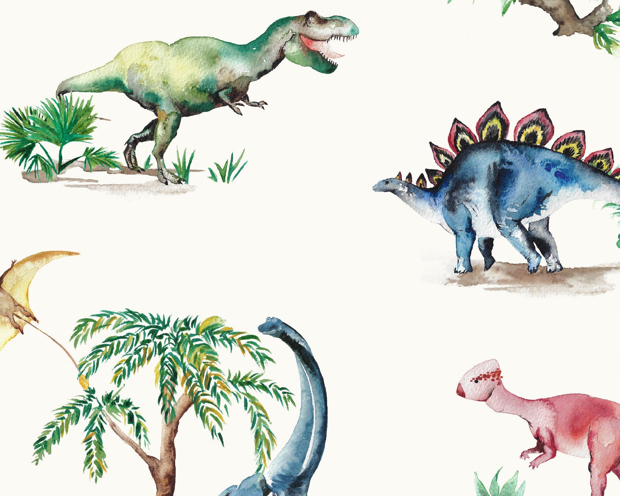 Dinosaurs Children's Wallpaper