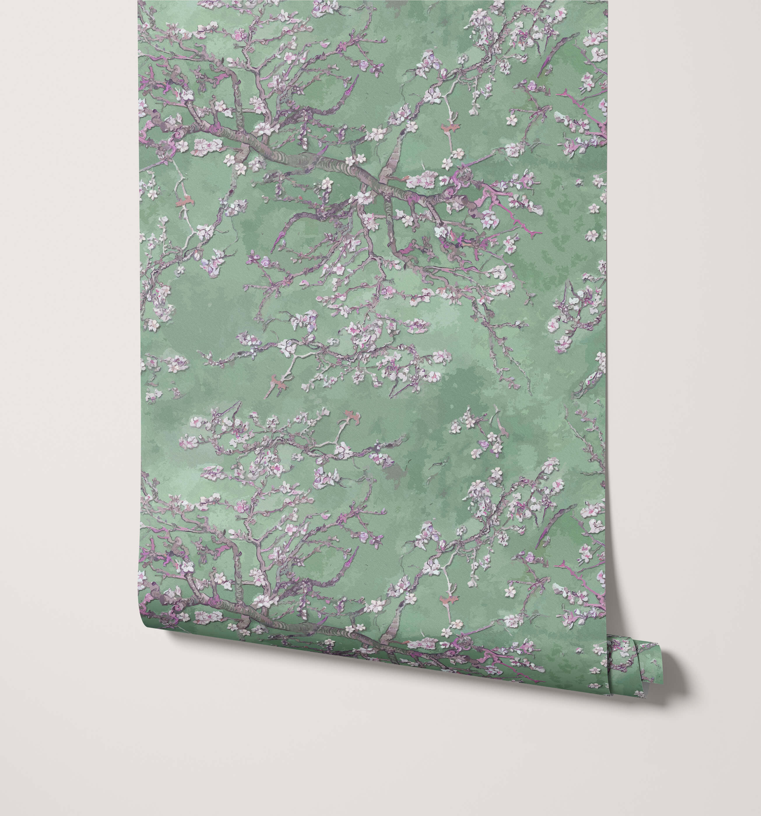 Branch Van Gogh Almond Blossom Wallpaper