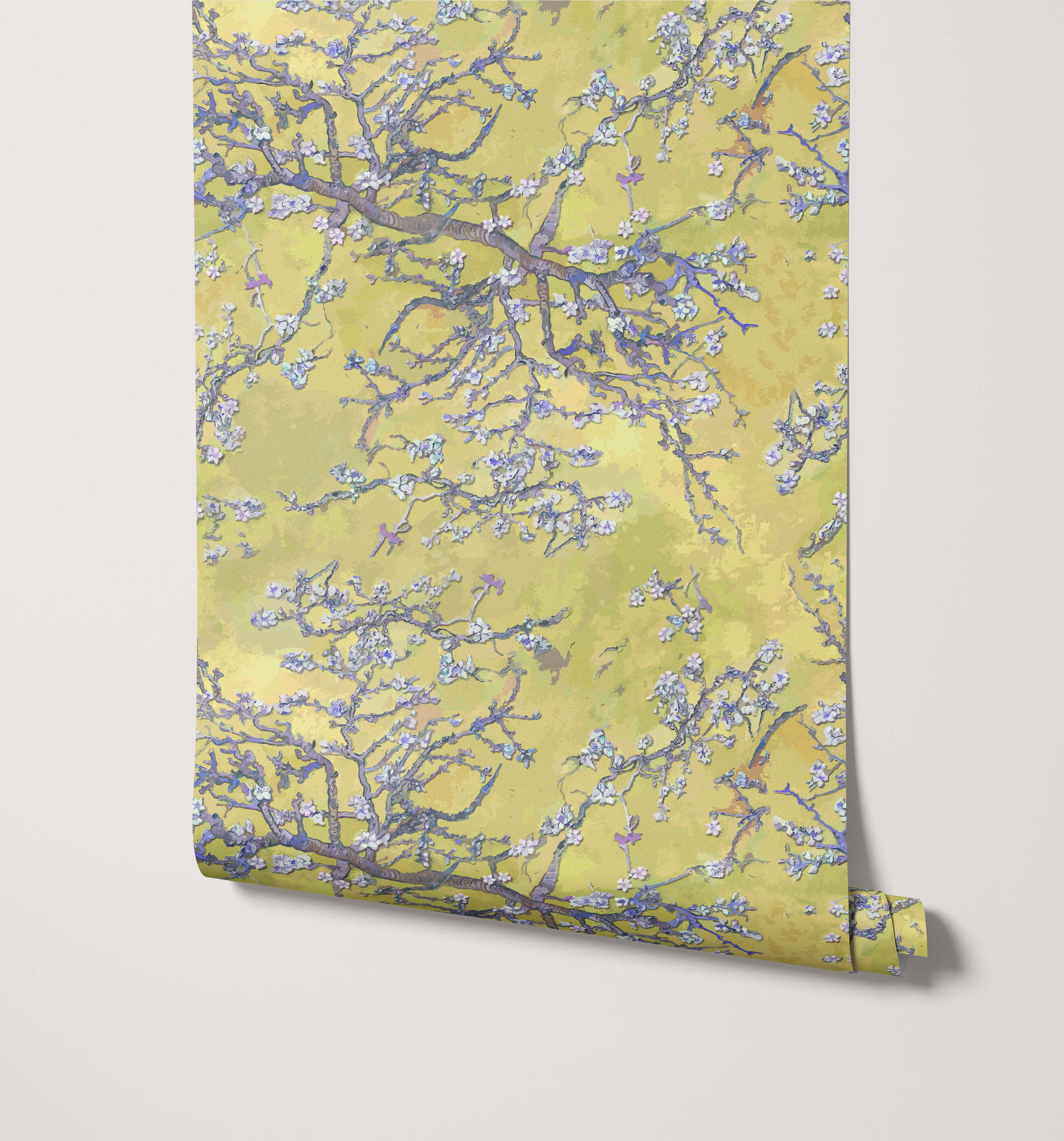 Branch Van Gogh Almond Blossom Wallpaper