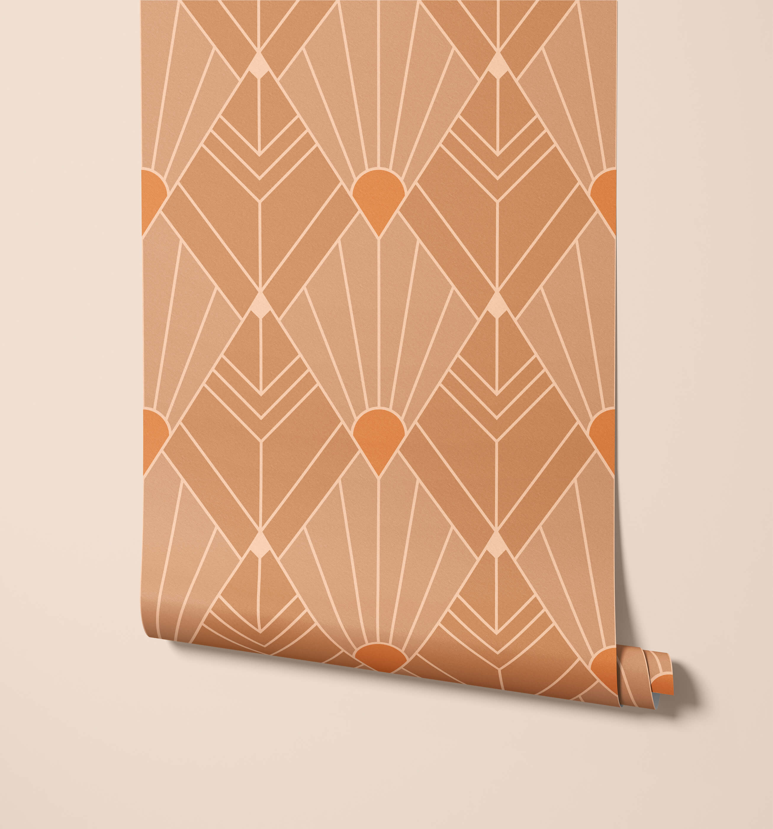 Cameron Art Deco Diamond Pattern Wallpaper