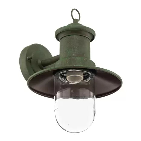 Leonie Vintage Green Wall Light for Outdoor Decor