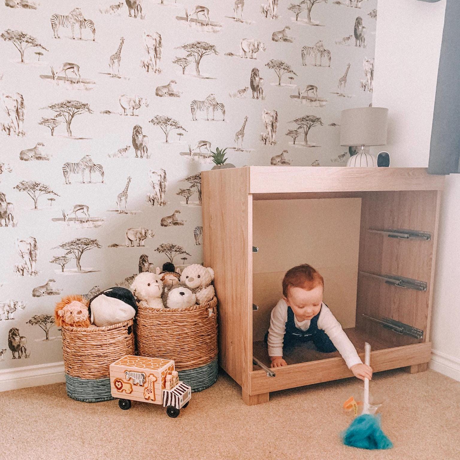 Safari Animals Children's Wallpaper