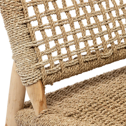 Durable and stylish sisal single seat for relaxation