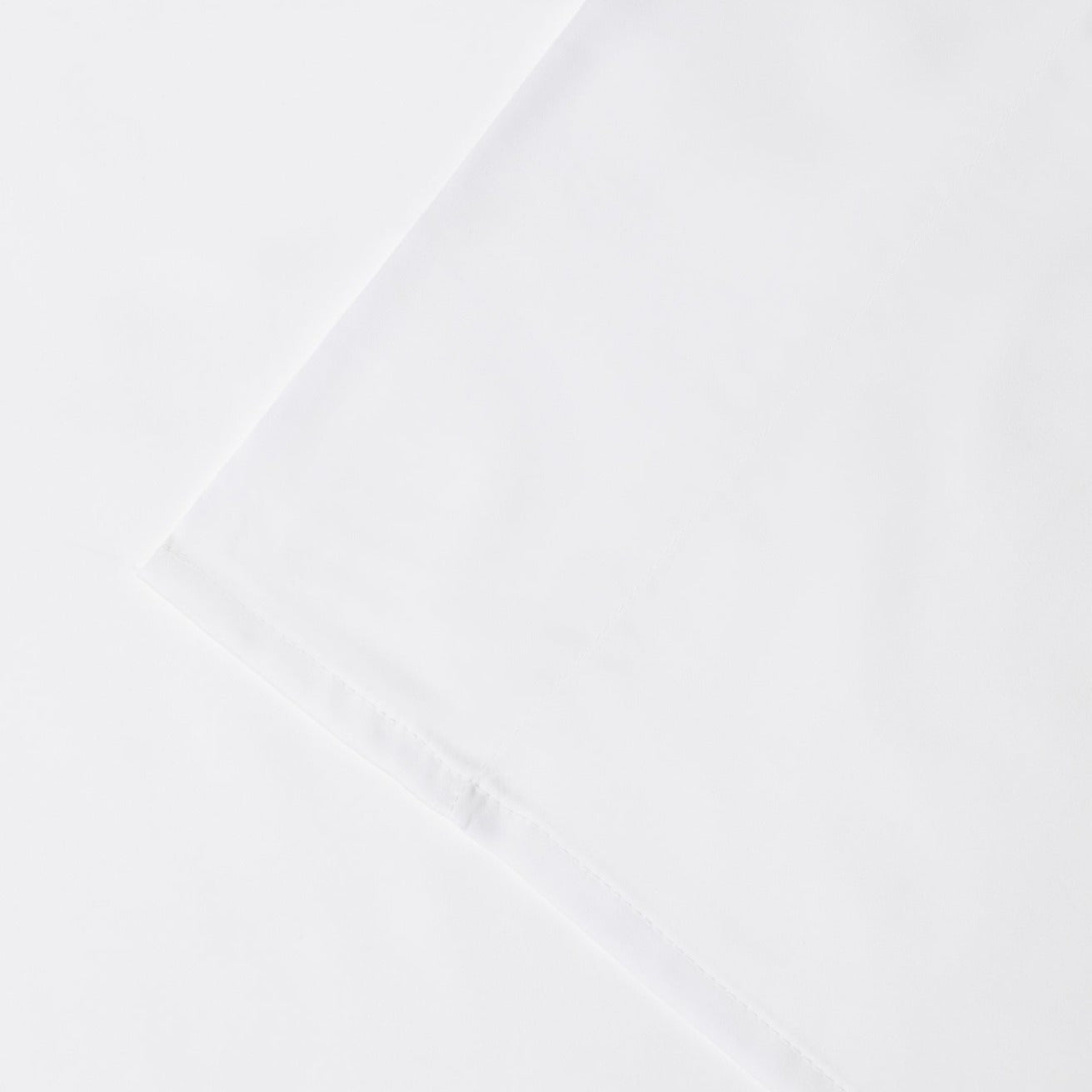Cool and Comfy Eucalyptus Silk Flat Sheet in White