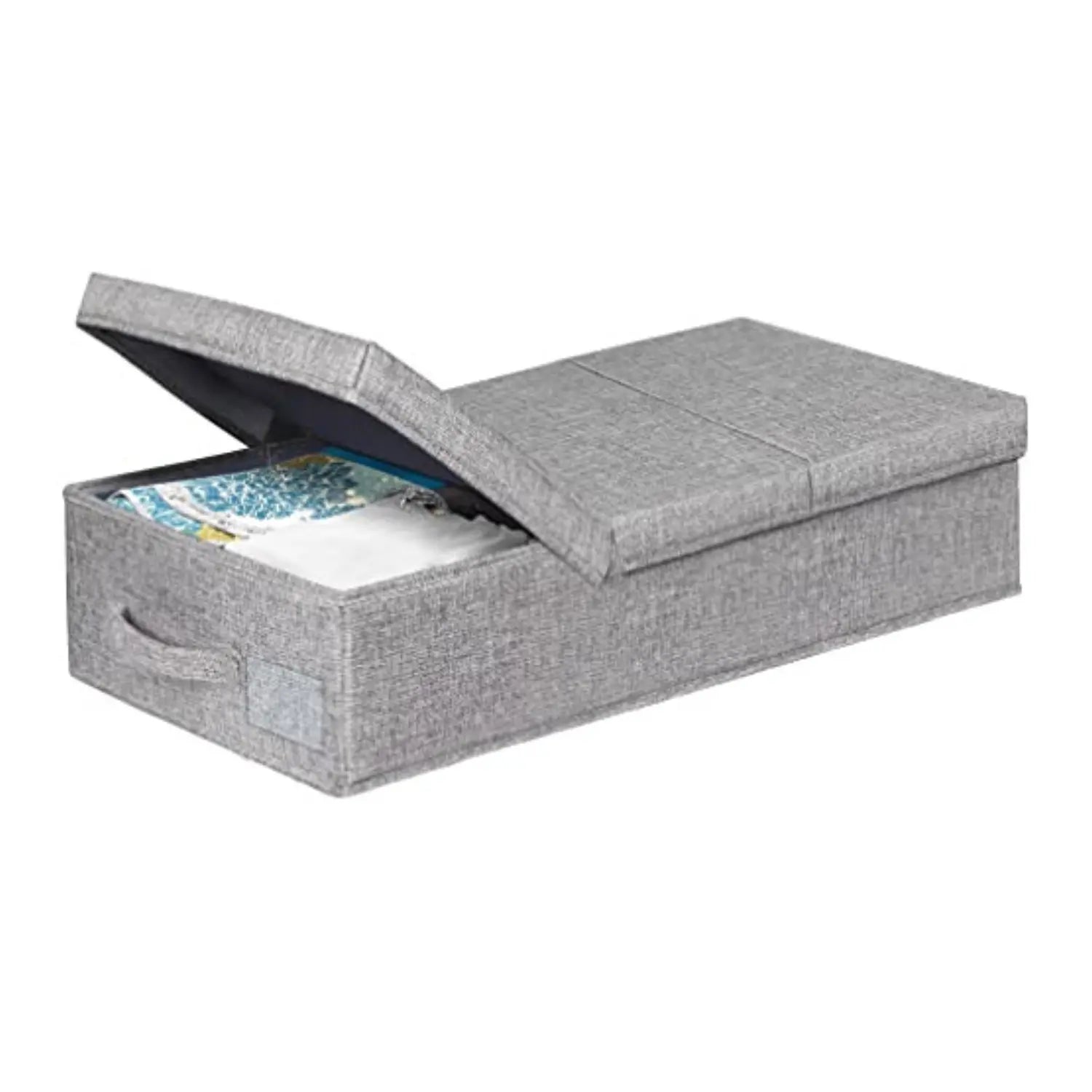 Foldable Under Bed Storage Box with Reinforced Handle