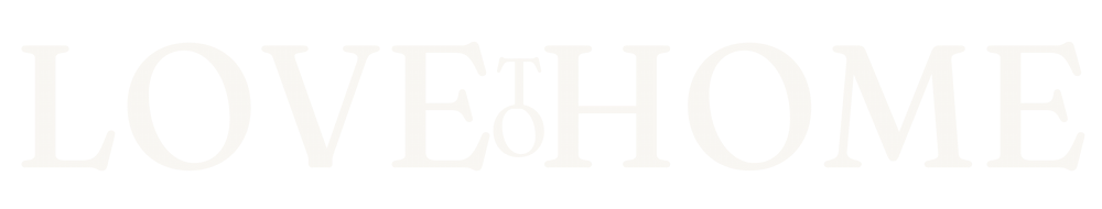 Love to Home logo white