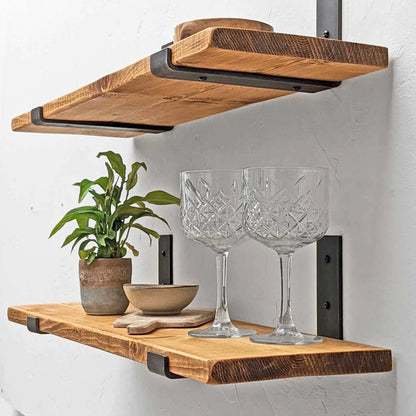 Rustic Thin Wooden Shelves