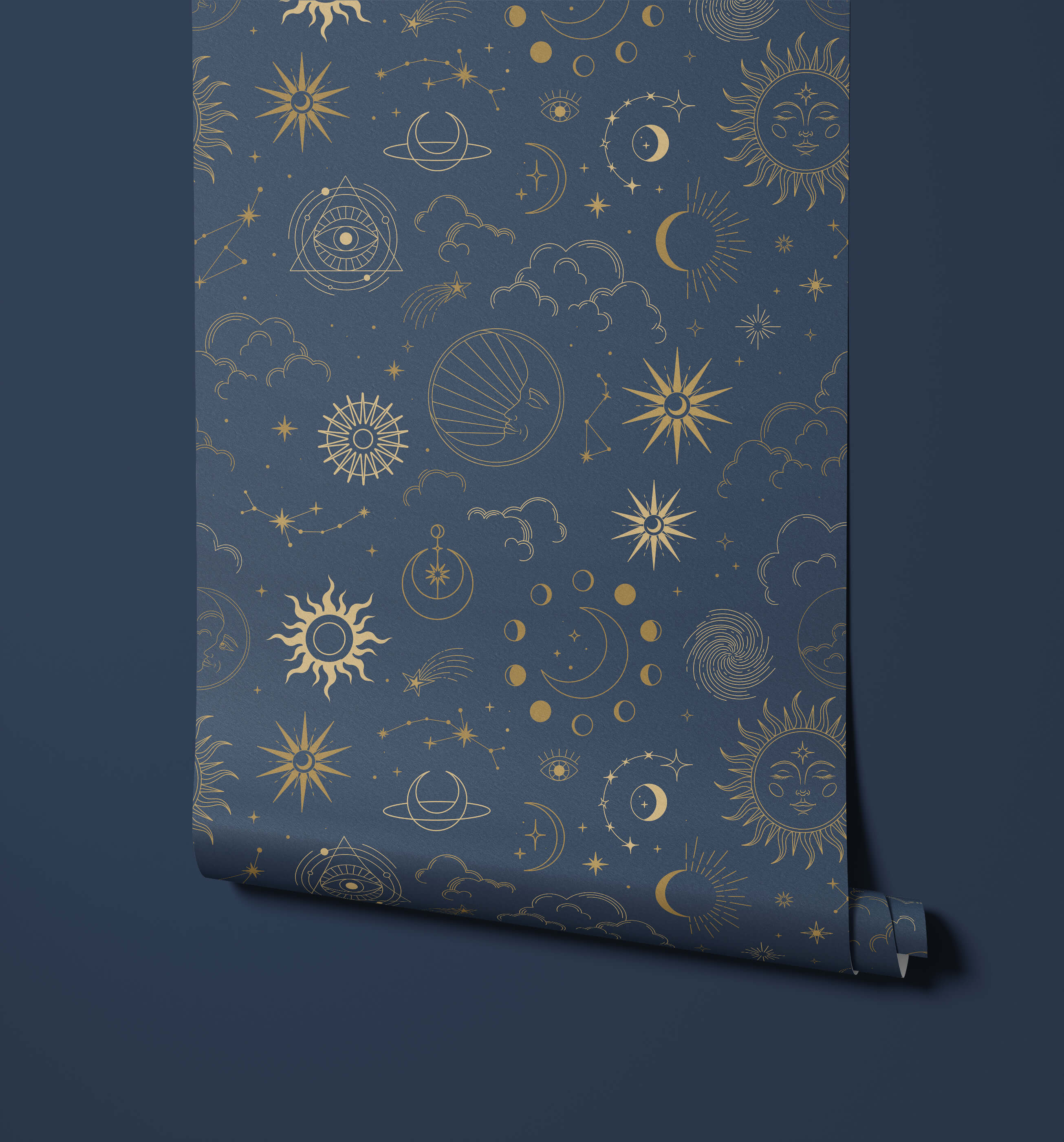 Mystica Occult Pattern Wallpaper