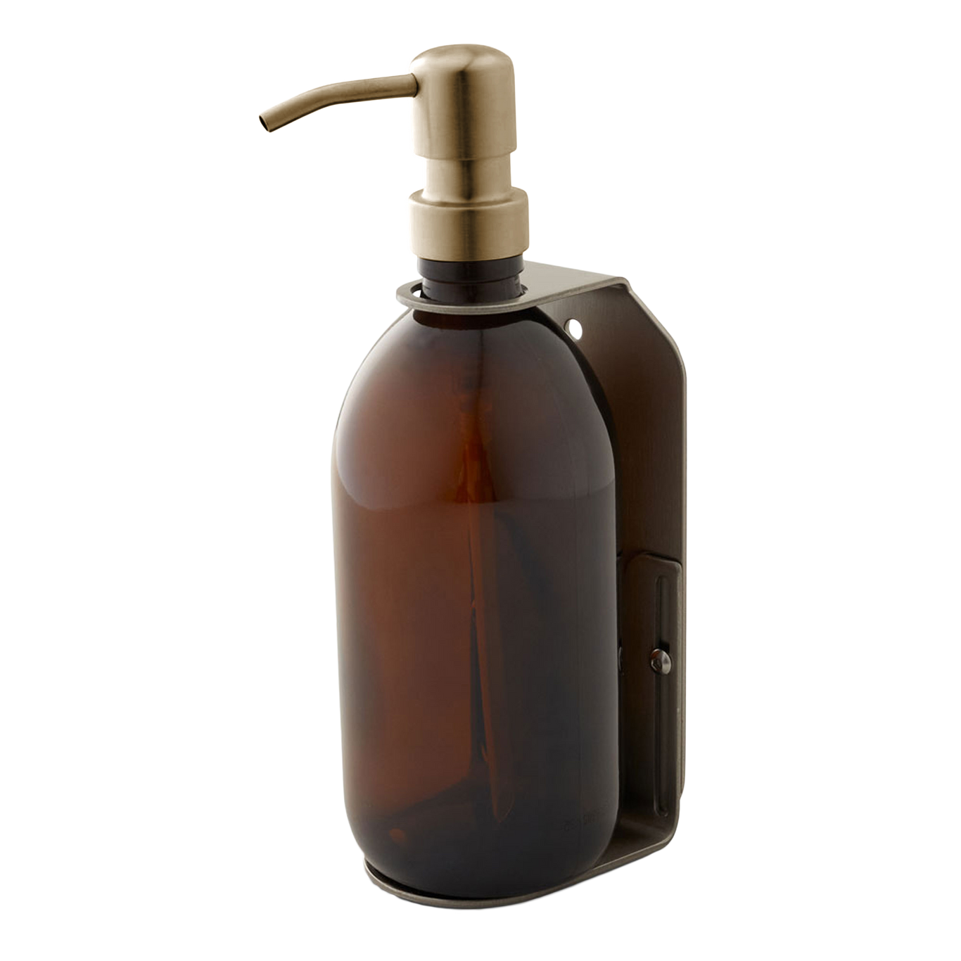 Nickel Single Wall Mounted Soap Dispenser