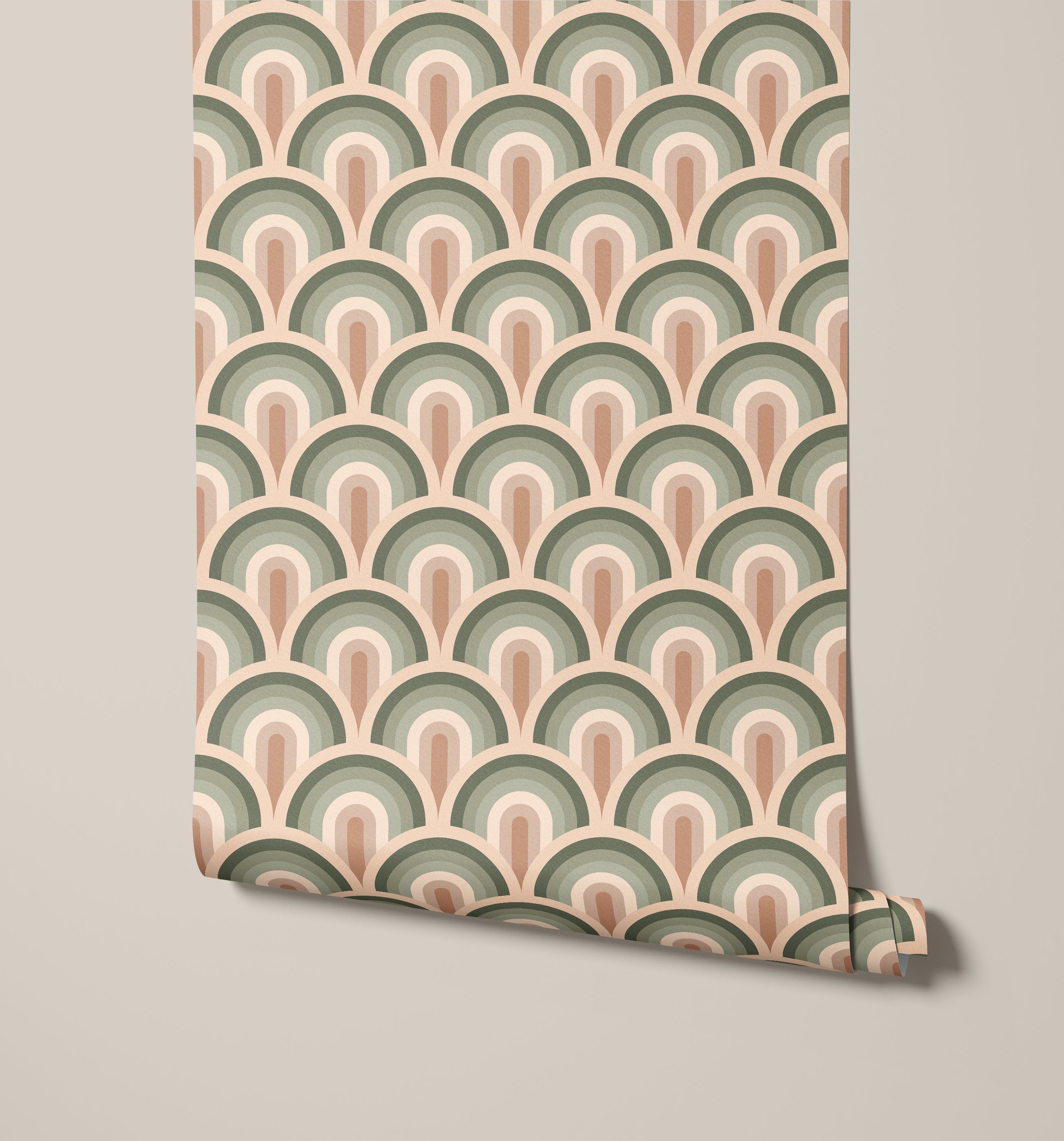 Reynold Retro Rainbow Wallpaper