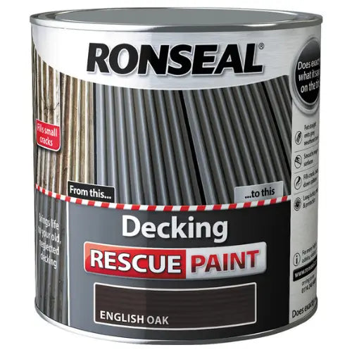 Ronseal Decking Rescue Paint English Oak