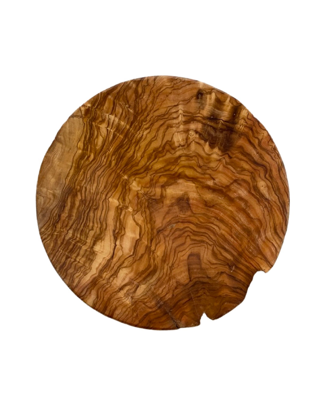 Natural olive wood serving platter