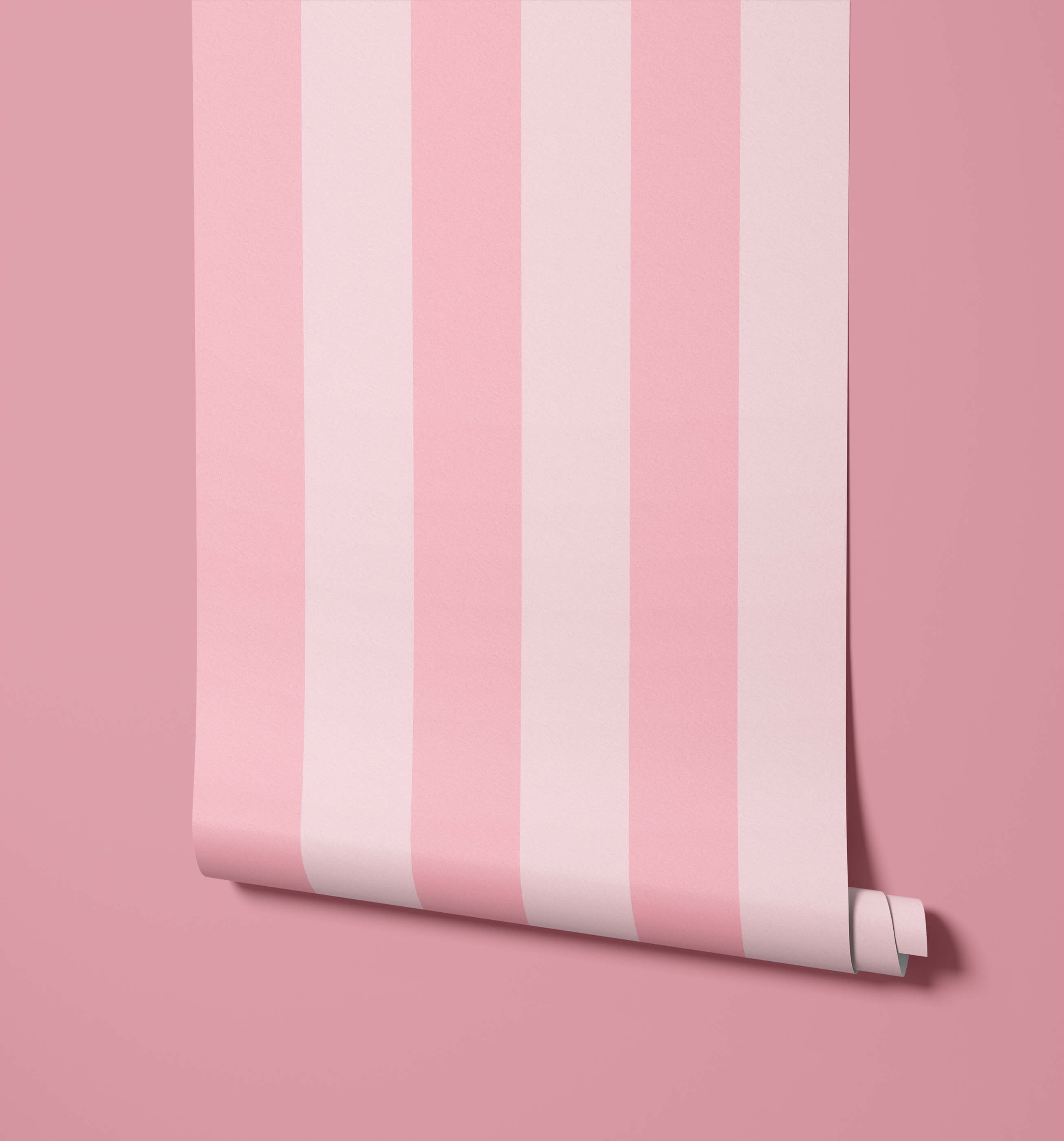 Sorbet Wide Stripe Ice Cream Pastel Wallpaper