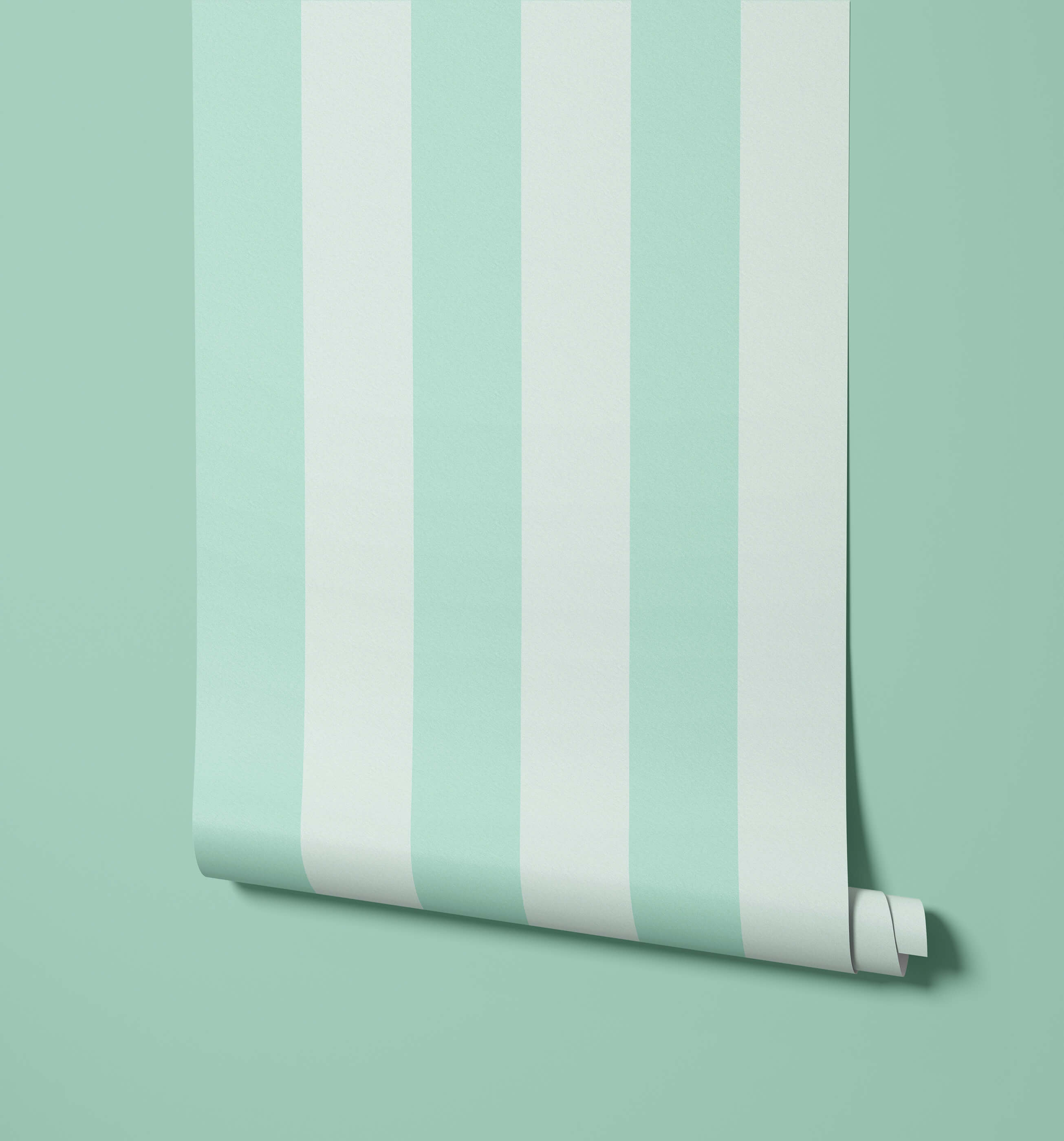 Sorbet Wide Stripe Ice Cream Pastel Wallpaper