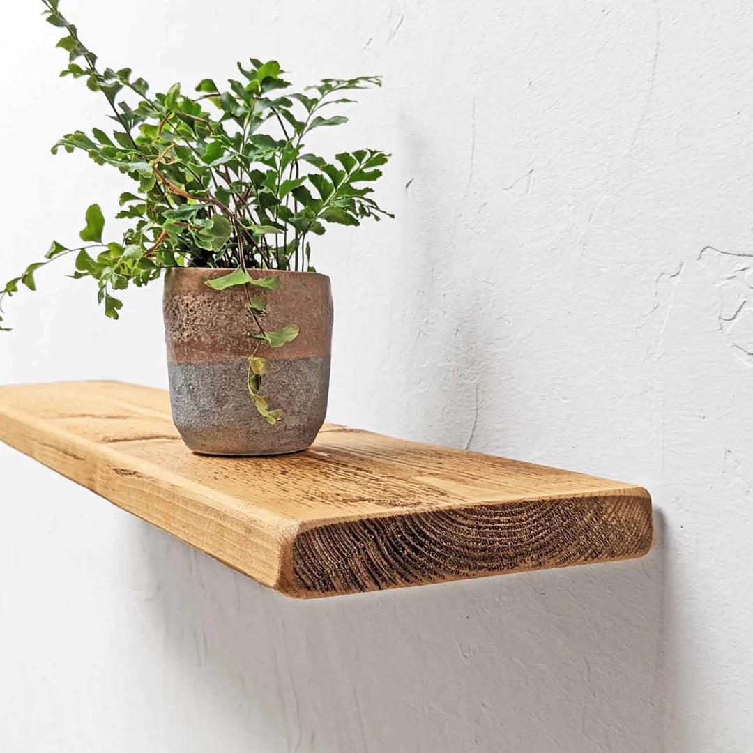 Floating Traditional Wooden Shelf