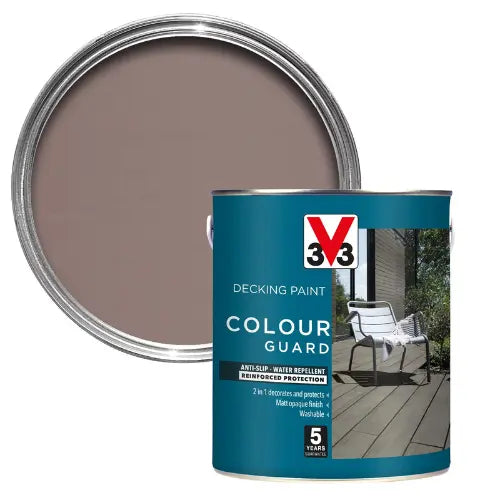 V33 Colour Guard Matt Light Silver Decking Paint